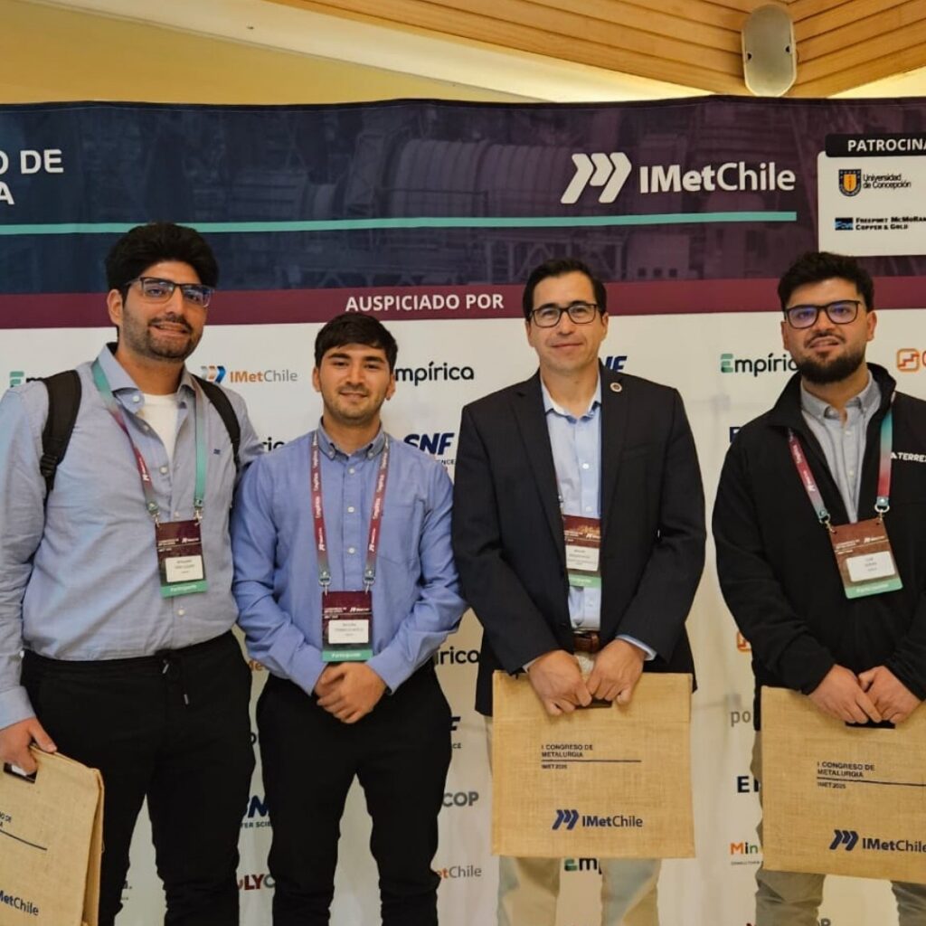 Departamento de Ingeniería Metalúrgica se destaca en el Primer Congreso de Metalurgia IMetChile 2025