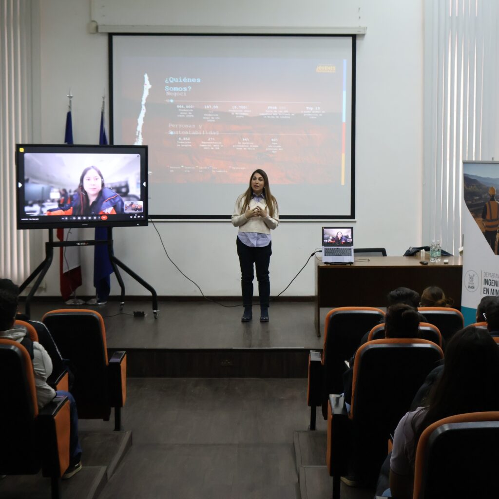 Facultad de Ingeniería y Departamento de Ingeniería en Minas organizan charla para futuros profesionales en minería