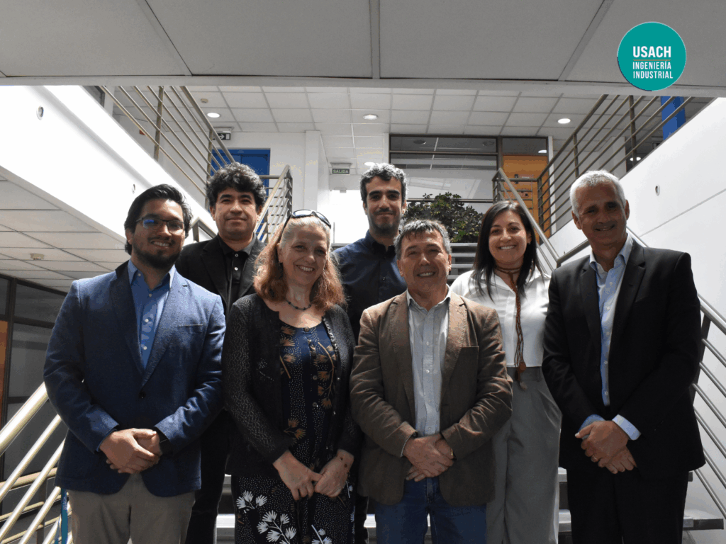 Académicos de IMT Atlantique visitan el Departamento de Ingeniería Industrial para fortalecer cooperación internacional