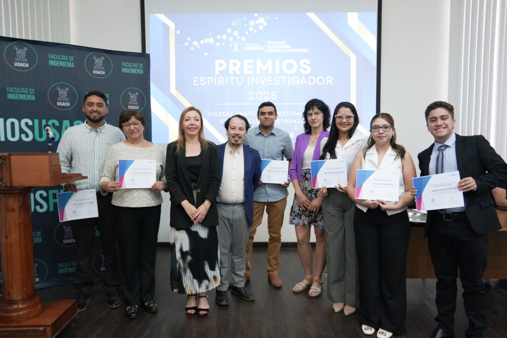Vicedecanato de I+D y  Postgrado de la Facultad de Ingeniería distingue la excelencia investigativa de su estudiantado de postgrado a través de “Premio Espíritu Investigador 2025”