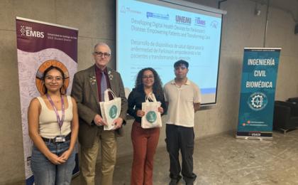 Profesores Internacionales IEEE Realizan Exitosa Charla sobre Ingeniería y Salud en la USACH